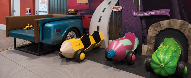 Children's Museum of Phoenix mini play cars