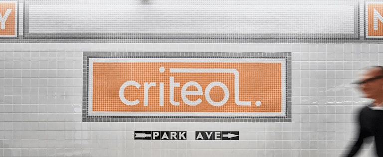 Criteo logo made in tiles
